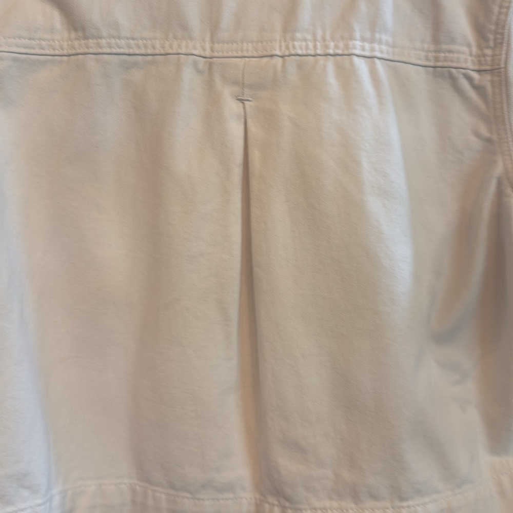 Like New Kensie Short White Jean Jacket Size M - Picture 6 of 6